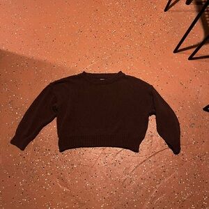 Cotton On Dark Brown Crew Neck Sweater